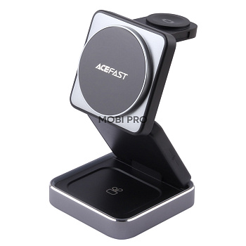 Беспроводное зарядное устройство Acefast E20 (для смартфона + гарнитуры + iWatch) Черный