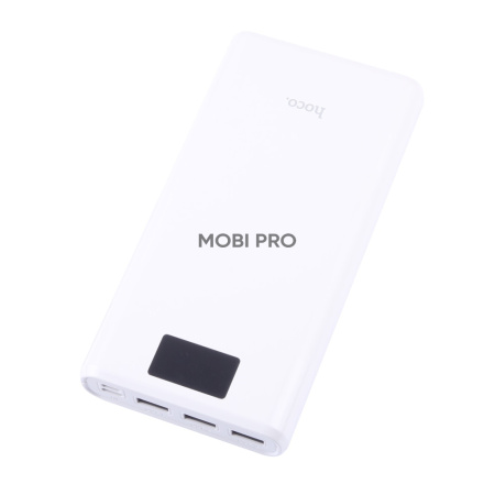 Внешний Аккумулятор (Power Bank) Hoco B35E 30000 mAh (10W, 3USB, MicroUSB, Type-C) Белый