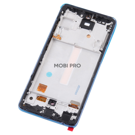 Дисплей для Samsung Galaxy A52/A52 5G/A52s 5G (A525F/A526B/A528B) модуль с рамкой Фиолетовый - (OLED) (Full Size)