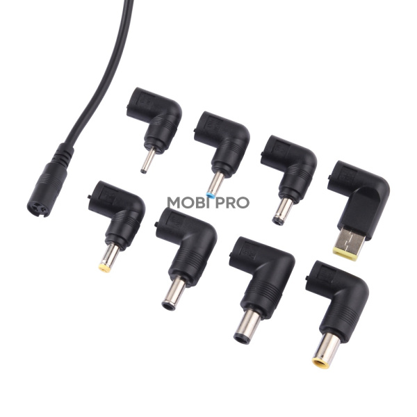 Блок питания (сетевой адаптер) для ноутбуков универсальный 15-20V, 6A, 90W (8 насадок)