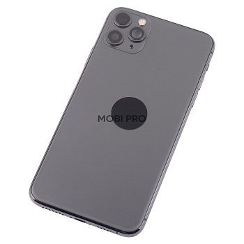 Корпус для iPhone 11 Pro Max в сборе со шлейфами с разбора Серый (возможен дефект ЛКП) - OR Корпус для iPhone 11 Pro Max в сборе со шлейфами с разбора Серый (возможен дефект ЛКП) - OR