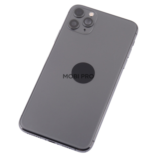 Корпус для iPhone 11 Pro Max в сборе со шлейфами с разбора Серый (возможен дефект ЛКП) - OR Корпус для iPhone 11 Pro Max в сборе со шлейфами с разбора Серый (возможен дефект ЛКП) - OR