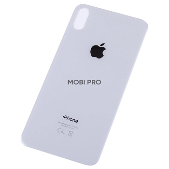Задняя крышка для iPhone XS Max с увелич.вырезом под камеру Белый - OR Задняя крышка для iPhone XS Max с увелич.вырезом под камеру Белый - OR
