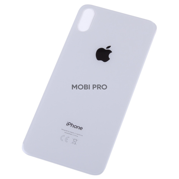 Задняя крышка для iPhone XS Max с увелич.вырезом под камеру Белый - OR Задняя крышка для iPhone XS Max с увелич.вырезом под камеру Белый - OR