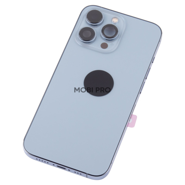 Корпус для iPhone 13 Pro в сборе со шлейфами с разбора Синий (возможен дефект ЛКП) - OR Корпус для iPhone 13 Pro в сборе со шлейфами с разбора Синий (возможен дефект ЛКП) - OR