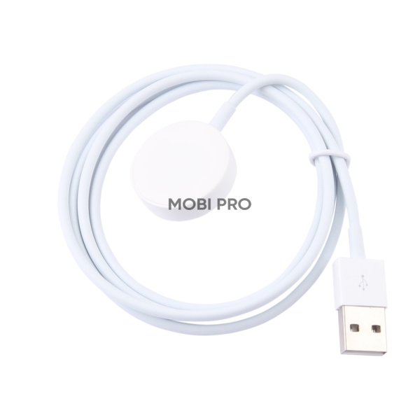 Беспроводное зарядное устройство для Apple Watch (Magnetic Charging, USB) Белый