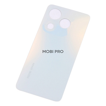 Задняя крышка для Tecno Spark 20C (BG7n) Белый - Премиум Задняя крышка для Tecno Spark 20C (BG7n) Белый - Премиум
