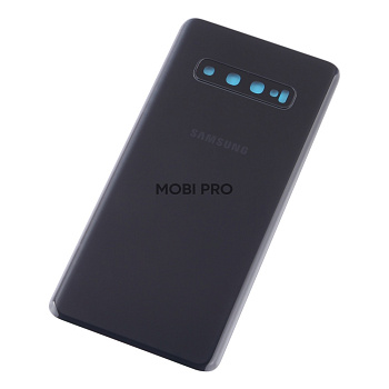 Задняя крышка для Samsung Galaxy S10+ (G975F) Черный - Премиум Задняя крышка для Samsung Galaxy S10+ (G975F) Черный - Премиум