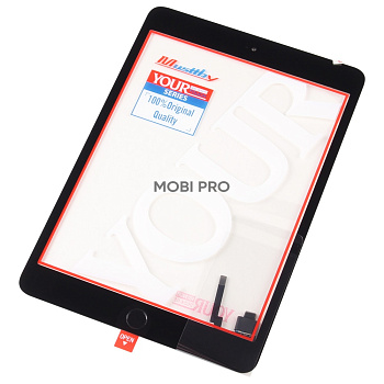 Стекло для переклейки MUSTTBY iPad mini 3 в сборе с тачскрином и OCA 100% Черный