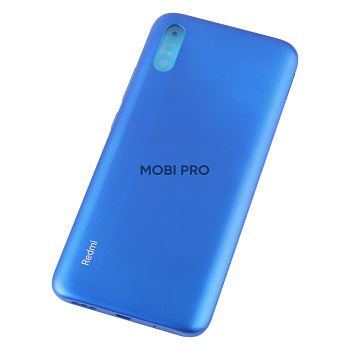 Задняя крышка для Xiaomi Redmi 9A Синий - Премиум Задняя крышка для Xiaomi Redmi 9A Синий - Премиум