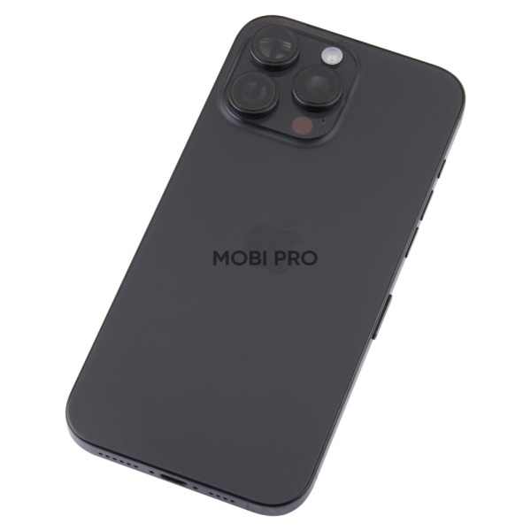 Корпус для iPhone 16 Pro Max в сборе с задней крышкой и шлейфами Черный Снятый - OR