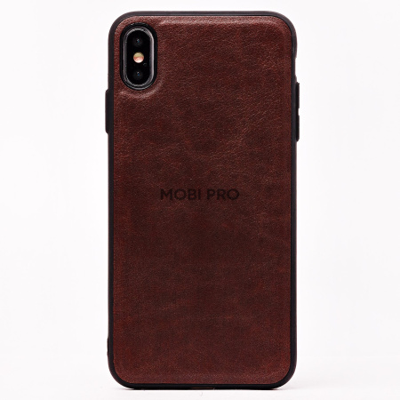 Чехол-накладка - SC165 для "Apple iPhone XS Max" (brown)