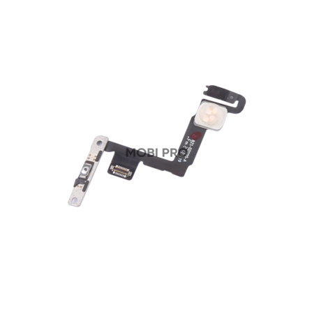 Шлейф для iPhone 11 (A2221) на кнопку включения/микрофон/вспышку - Премиум