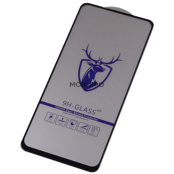 Защитное стекло "Премиум" для Xiaomi Redmi Note 9 Черный