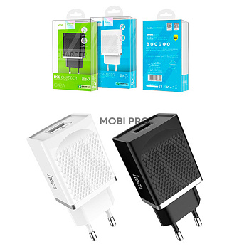 Сетевое зарядное устройство USB Hoco C42A (18W, QC3.0) Белый Сетевое зарядное устройство USB Hoco C42A (18W, QC3.0) Белый