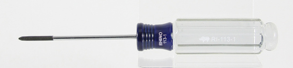 Отвертка PH00 Rhino 113-1 (тонкий крестик 1,5 мм) Отвертка PH00 Rhino 113-1 (тонкий крестик 1,5 мм)