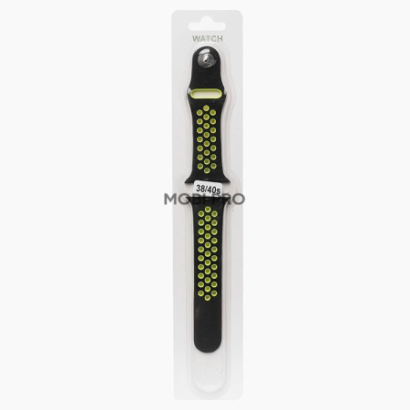 Ремешок - ApW для "Apple Watch 38/40/41 mm" Sport N (S) (black)  (107197)