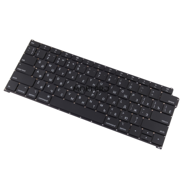 Клавиатура для ноутбука MacBook Air 13" A1932 (2018-2019, прямой Enter RU) Черный