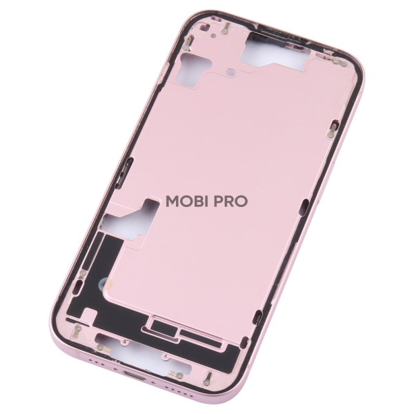 Корпус для iPhone 15 средняя часть Розовый - OR