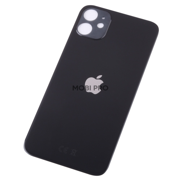 Задняя крышка для iPhone 11 с увелич.вырезом под камеру Черный - OR Задняя крышка для iPhone 11 с увелич.вырезом под камеру Черный - OR