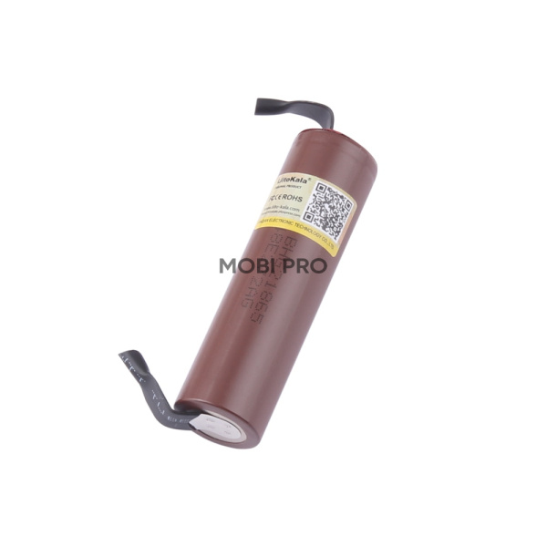 АКБ 18650 LiitoKala HG2-N 3.7V 3000 mAh 30A Высокотоковый с контактами