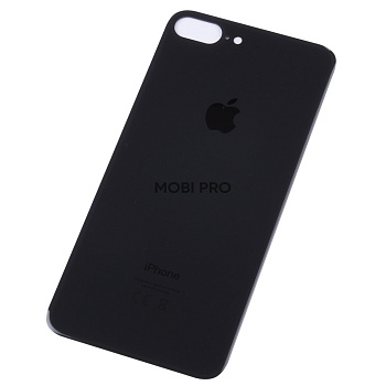 Задняя крышка для iPhone 8 Plus с увелич.вырезом под камеру Черный - OR Задняя крышка для iPhone 8 Plus с увелич.вырезом под камеру Черный - OR