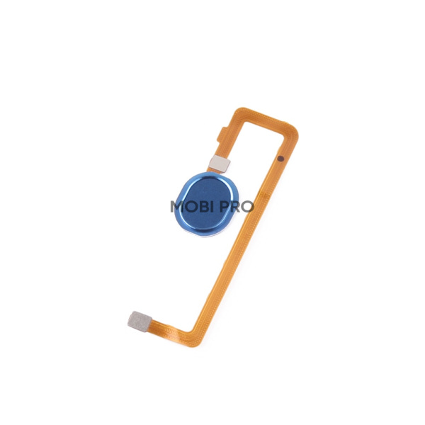Шлейф для Samsung Galaxy A10s (A107F) сканер отпечатка пальцев Синий