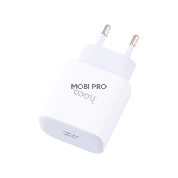 Сетевое зарядное устройство Type-C Hoco C76A Pro (30W, PD) Белый