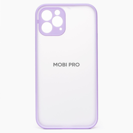  Чехол-накладка - PC041 для "Apple iPhone 12 Pro" (light violet/white)