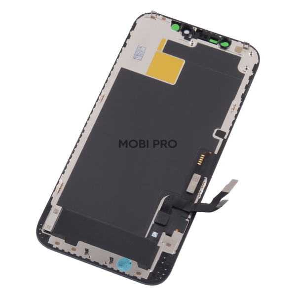 Дисплей для iPhone 12/12 Pro в сборе с тачскрином Черный - (In-Cell, Full HD) (с верификацией = с привязкой без ошибки)