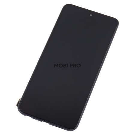 Дисплей для Xiaomi Redmi Note 10/10S/Poco M5s (M2101K7AG/M2101K7BNY/M2102K7AG/2207117BPG) модуль с рамкой Черный - (OLED)