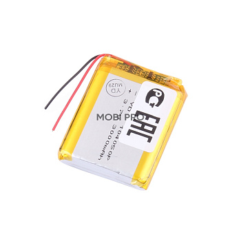 АКБ универсальный 104050p 3,7v Li-Pol 3000 mAh (10*40*50 mm)