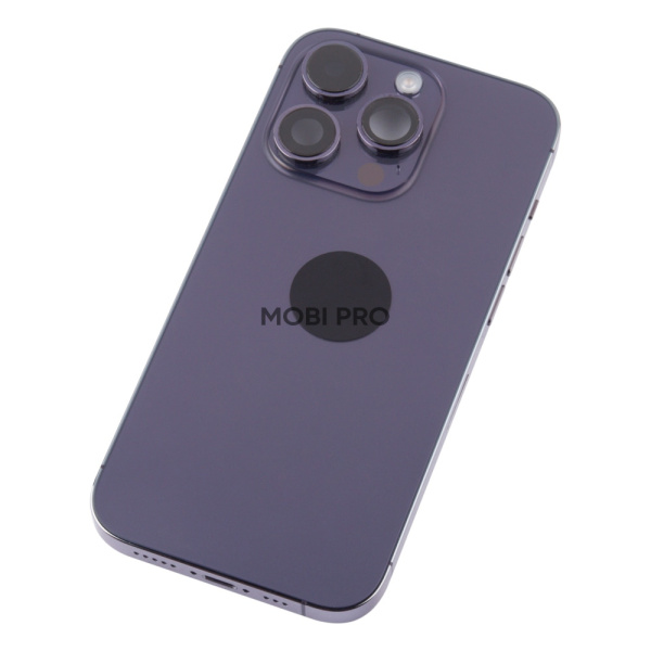 Корпус для iPhone 14 Pro в сборе со шлейфами с разбора Фиолетовый (возможен дефект ЛКП) - OR Корпус для iPhone 14 Pro в сборе со шлейфами с разбора Фиолетовый (возможен дефект ЛКП) - OR