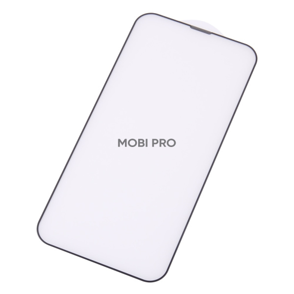 Защитное стекло с сеткой динамика для iPhone 13 Pro Max/14 Plus Черный