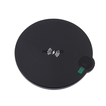 Беспроводное зарядное устройство Borofone BQ39 (15W, быстрая зарядка, дисплей) Черный