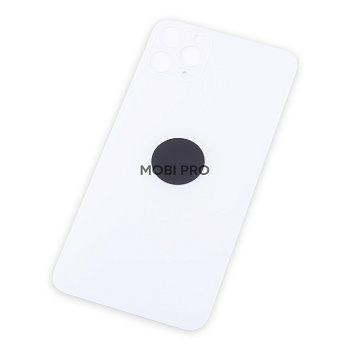 Задняя крышка для iPhone 11 Pro Max Белый (стекло, широкий вырез под камеру, логотип) Задняя крышка для iPhone 11 Pro Max Белый (стекло, широкий вырез под камеру, логотип)
