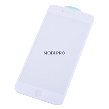 Защитное стекло "Оптима" для iPhone 7 Plus/8 Plus Белый (Закалённое, полное покрытие)