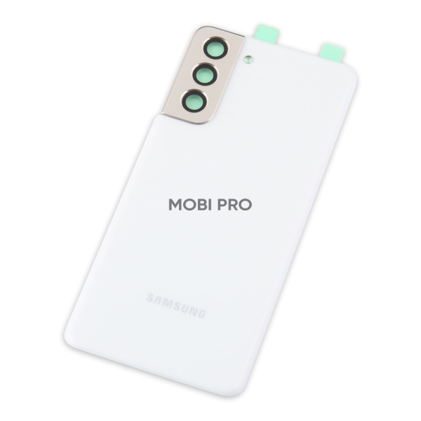 Задняя крышка для Samsung Galaxy S21 (G991B) Белый - Премиум Задняя крышка для Samsung Galaxy S21 (G991B) Белый - Премиум