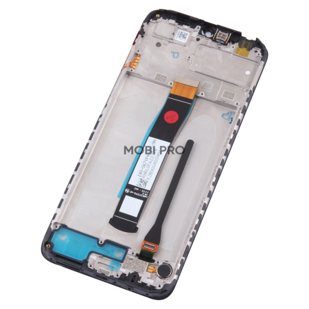 Дисплей для Xiaomi Redmi Poco C40 (220333QPG) модуль с рамкой Черный - OR