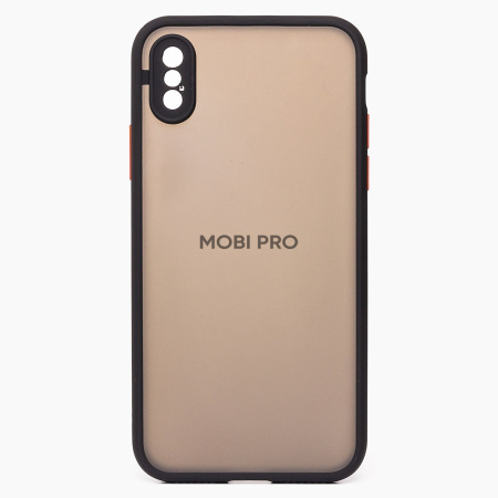  Чехол-накладка - PC041 для "Apple iPhone X/iPhone XS" (black/black)