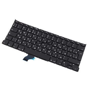 Клавиатура для ноутбука MacBook Pro 13" A1425 (2012-2013, Г-образный Enter RU) Черный