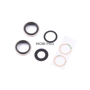 Стекло камеры для iPhone 16/16 Plus (комплект 2 шт.) Белый