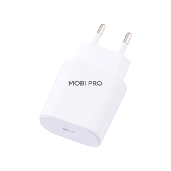 Сетевое зарядное устройство Type-C Hoco N22 (25W, PD, кабель Type-C-Type-C) Белый