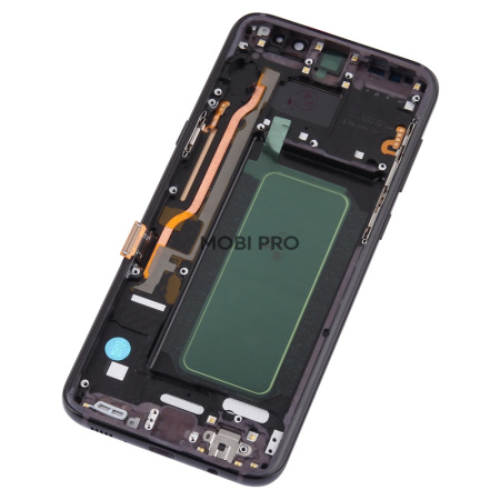 Дисплей для Samsung Galaxy S8+ (G955F) модуль с рамкой Черный - (OLED)