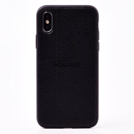 Чехол-накладка MeanLove кожаный для "Apple iPhone X/iPhone XS" (black)