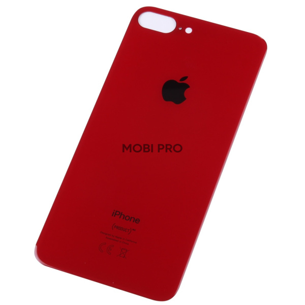 Задняя крышка для iPhone 8 Plus с увелич.вырезом под камеру Красный - OR Задняя крышка для iPhone 8 Plus с увелич.вырезом под камеру Красный - OR