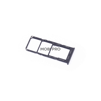 Держатель SIM для Samsung Galaxy A02 (A022G) Черный Держатель SIM для Samsung Galaxy A02 (A022G) Черный