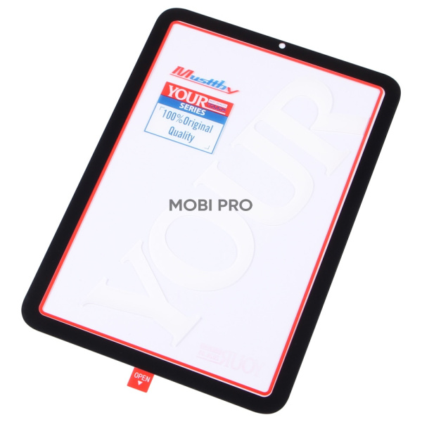 Стекло для переклейки MUSTTBY iPad Mini 7 в сборе с OCA 100% Черный