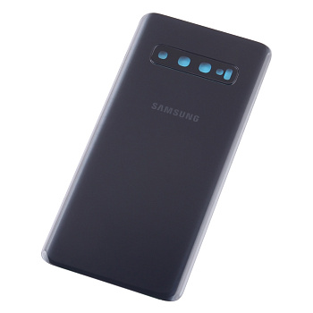 Задняя крышка для Samsung Galaxy S10 (G973F) Черный - Премиум Задняя крышка для Samsung Galaxy S10 (G973F) Черный - Премиум