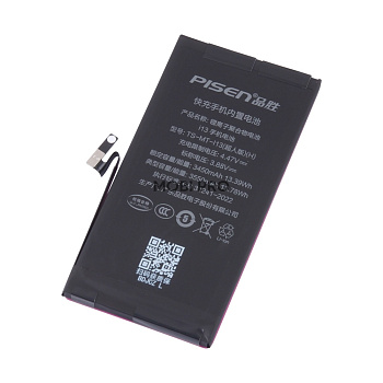 АКБ для Apple iPhone 13 (Pisen) усиленная 3550 mAh